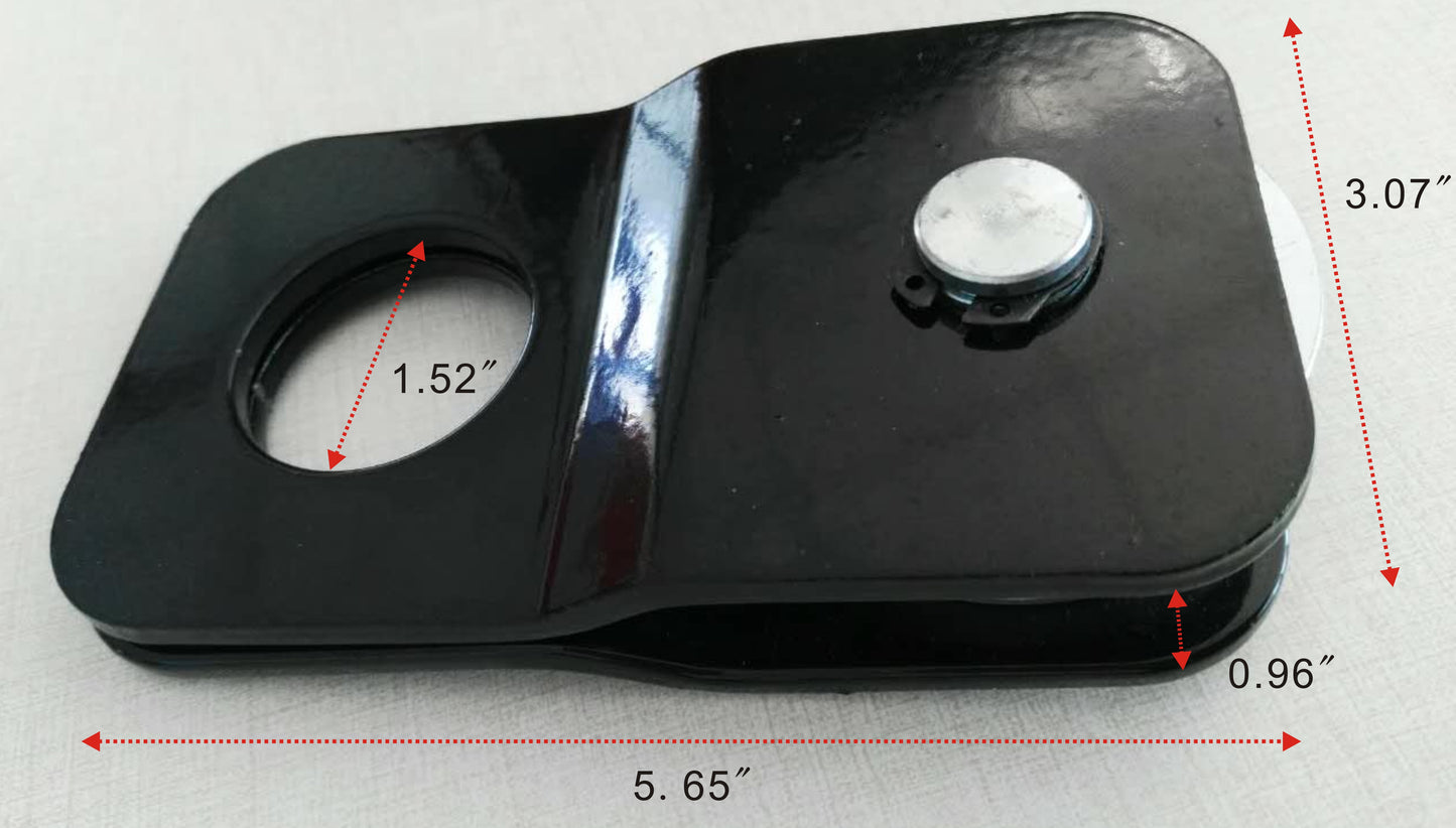 TGL 4 ton Heavy Duty Recovery Winch Snatch Block and Tackle Pulley System for Synthetic Rope or Steel Cable. Use with Your Winch or Come Along Pulley. 2-Pack