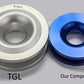TGL Snatch Block Ring, Winch Pulley with Soft Shackle, 3" Tree Saver Strap