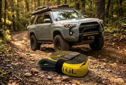 TGL Heavy Duty Tow Strap, 3" x 20', 30,000 lb Break Strength Tree Saver Winch & Recovery Rope, Reinforced Loops - Emergency Strap for Truck, UTV, ATV - Compatible with Jeep Accessories, Ford, Toyota.