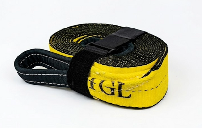 TGL Heavy Duty Tow Strap, 3" x 20', 30,000 lb Break Strength Tree Saver Winch & Recovery Rope, Reinforced Loops - Emergency Strap for Truck, UTV, ATV - Compatible with Jeep Accessories, Ford, Toyota.