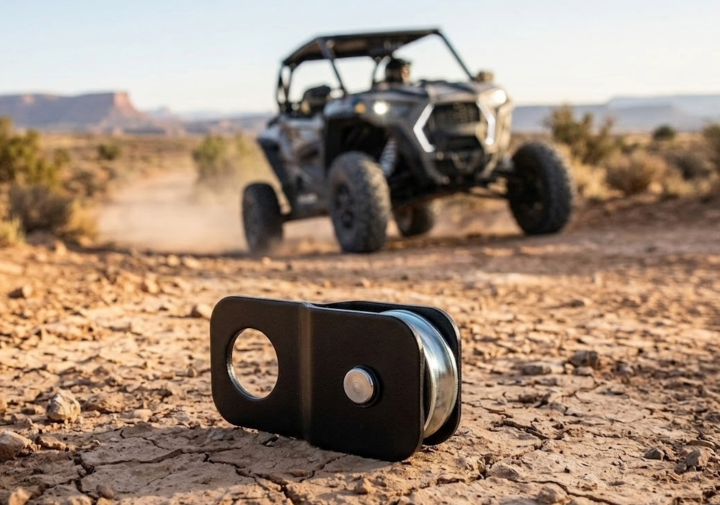 TGL 4 ton Heavy Duty Recovery Winch Snatch Block and Tackle Pulley System for Synthetic Rope or Steel Cable. Use with Your Winch or Come Along Pulley. 2-Pack