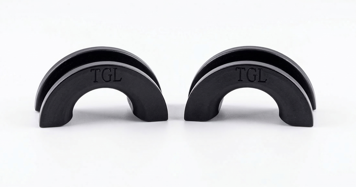 TGL Pack 2 D-Ring Shackle Isolators, D Ring Protectors for 3/4 inch D Ring Shackles. Reduce Rattling, Protect Your Bumper from Damage (Black Color). Compatible with Jeep Accessories, Ford, Toyota.