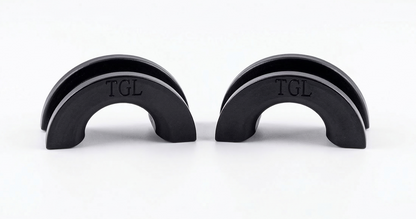 TGL Pack 2 D-Ring Shackle Isolators, D Ring Protectors for 3/4 inch D Ring Shackles. Reduce Rattling, Protect Your Bumper from Damage (Black Color). Compatible with Jeep Accessories, Ford, Toyota.