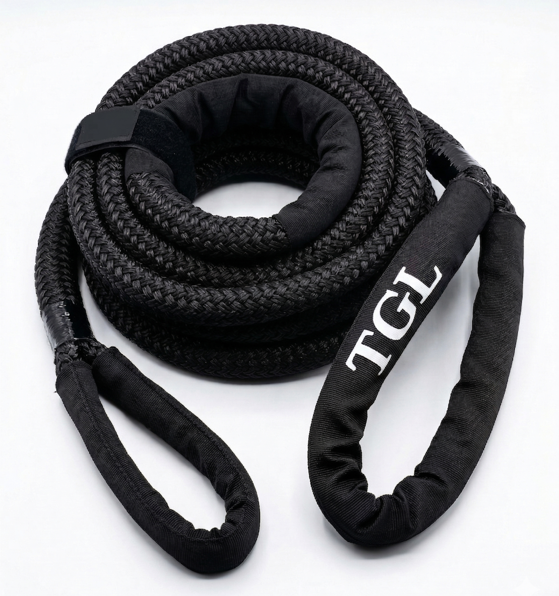 TGL 7/8 inch, 20 Foot Kinetic Recovery Rope, Heavy Duty Kinetic Snatch Rope. 28,900 lb Capacity for Truck Recovery. Compatible with Jeep Accessories, Ford, Toyota.