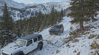 TGL Bridle Strap Recovery Kit (3in x 8ft) - Heavy Duty Offroad Tree Saver Strap - Includes 2 Recovery Soft Shackle for UTV, ATV, Truck, Car, Tractor. Compatible with Jeep Accessories, Ford, Toyota.