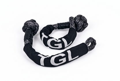 TGL 2-Pack 1/2 inch by 20 inch Recovery Soft Shackles, 45,000 Pound Capacity. Compatible with Jeep Accessories, Ford, Toyota Off Road Vehicles and Truck Accessories.