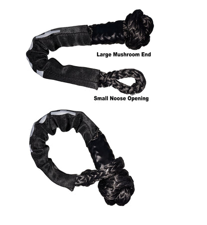 TGL Bridle Strap Recovery Kit includes Heavy Duty Offroad Tree Saver Tow Strap, 2 Recovery Soft Shackle for UTV, ATV, Truck, Car, Jeep, Tractor