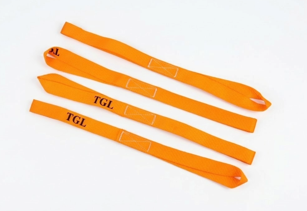 TGL Soft Loop Tie Down Straps - 2300 lb Load Capacity - 4 Pack - Loops for Securing ATV, UTV, Motorcycles, Scooters, Dirt Bikes, Hanging Steel Shooting Targets