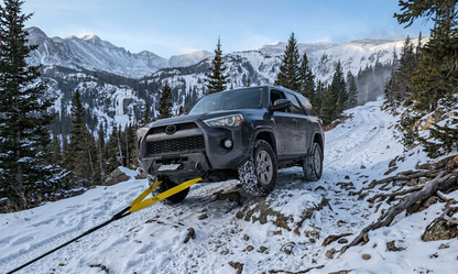 TGL 3 inch, 8 Foot Tree Saver, Emergency Recovery Tow Strap Winch Extension, Pull Strap 30,000 lbs MBS, Reinforced Loop Ends for Truck, UTV, ATV - Compatible with Jeep Accessories, Ford, Toyota