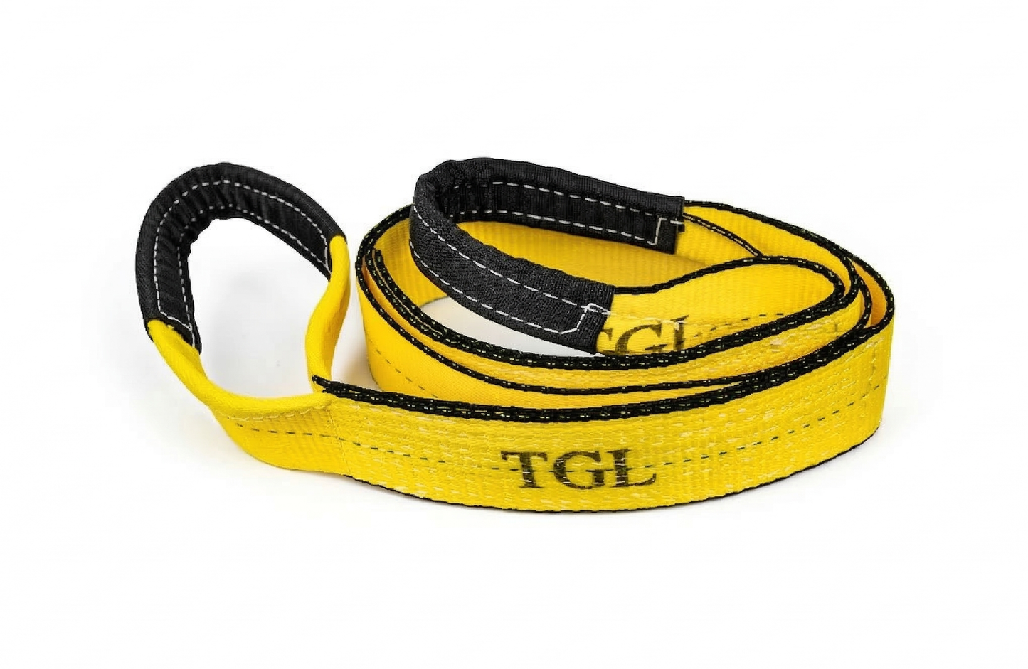 TGL 3 inch, 8 Foot Tree Saver, Emergency Recovery Tow Strap Winch Extension, Pull Strap 30,000 lbs MBS, Reinforced Loop Ends for Truck, UTV, ATV - Compatible with Jeep Accessories, Ford, Toyota