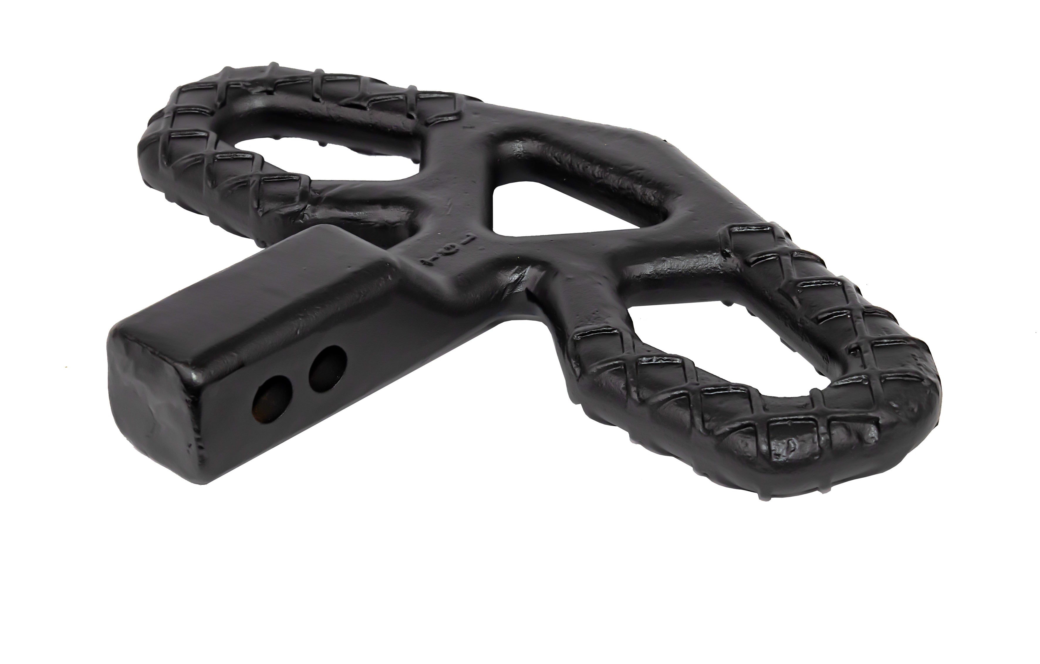 Heavy Duty 2" Trailer Tow Hitch Step Bar – Large Step Surface – Black Powder-Coated