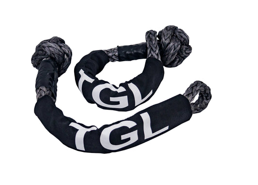 TGL 2-pack 1/2 inch by 20 inch soft shackles, 45,000 pound capacity